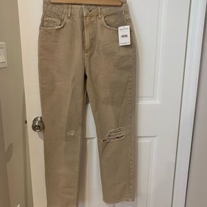 Free people straight legged jeans